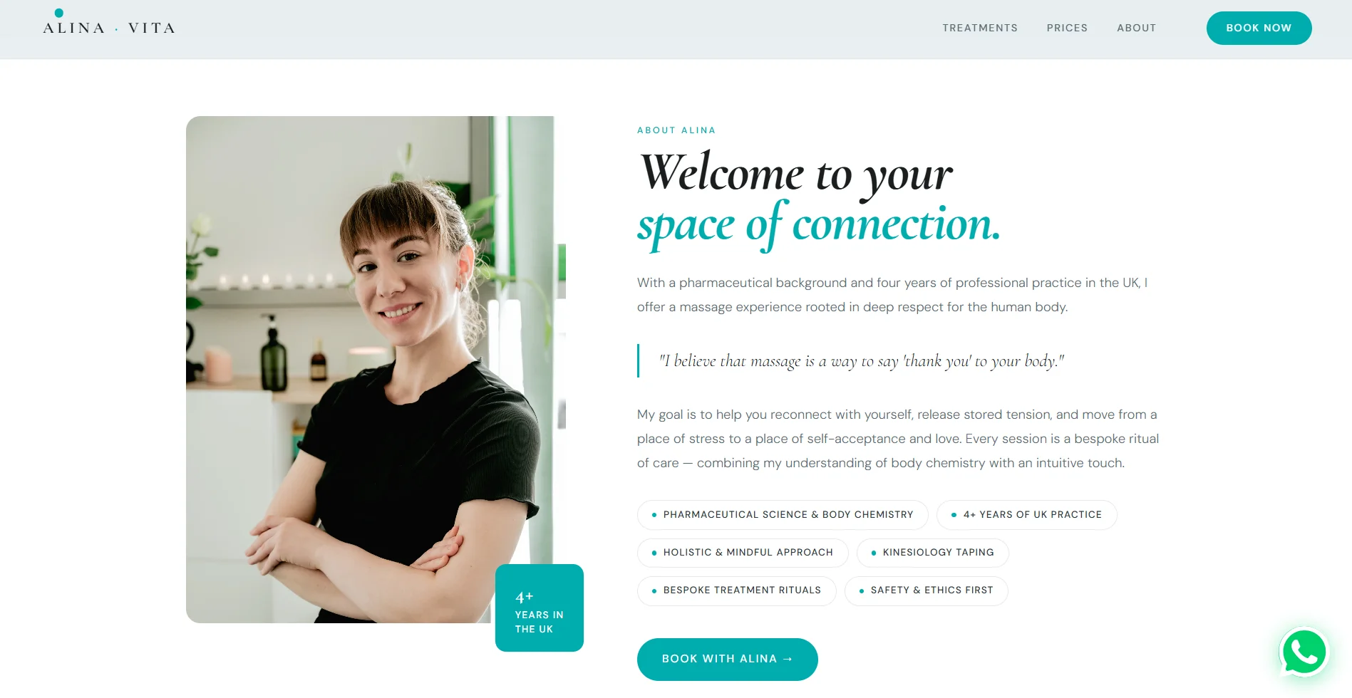 Alina Vita about section