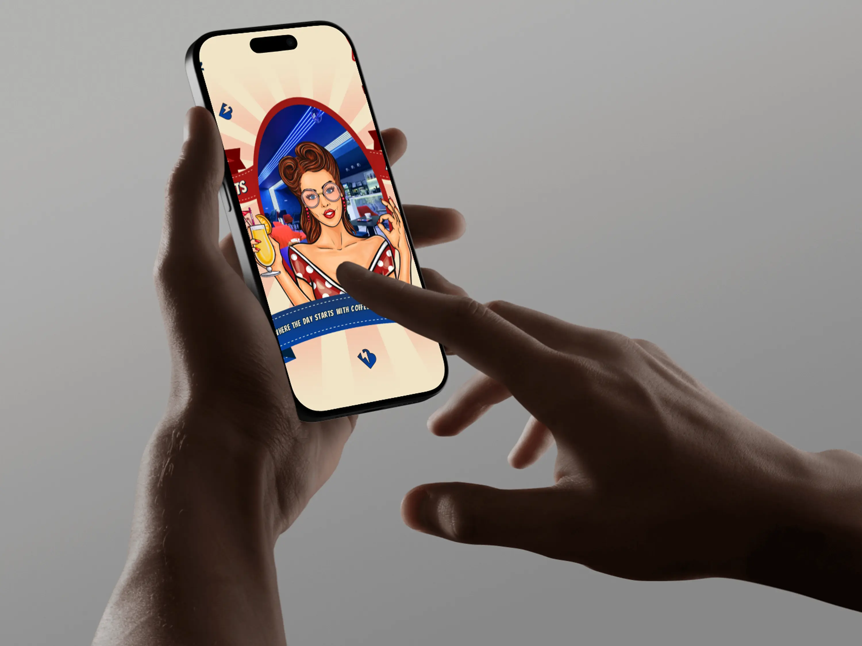 Blitz Bar mobile view