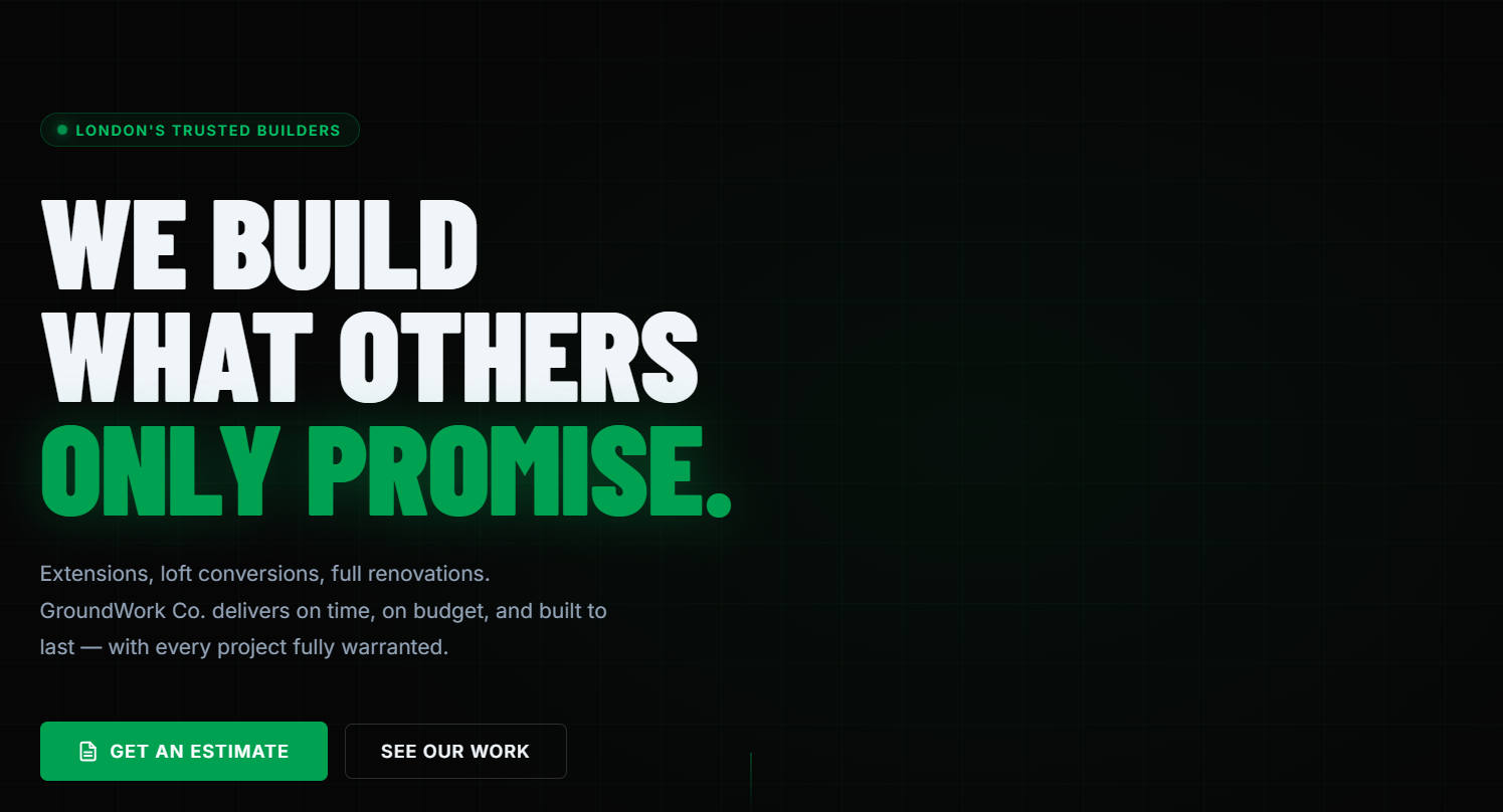 Builder template preview