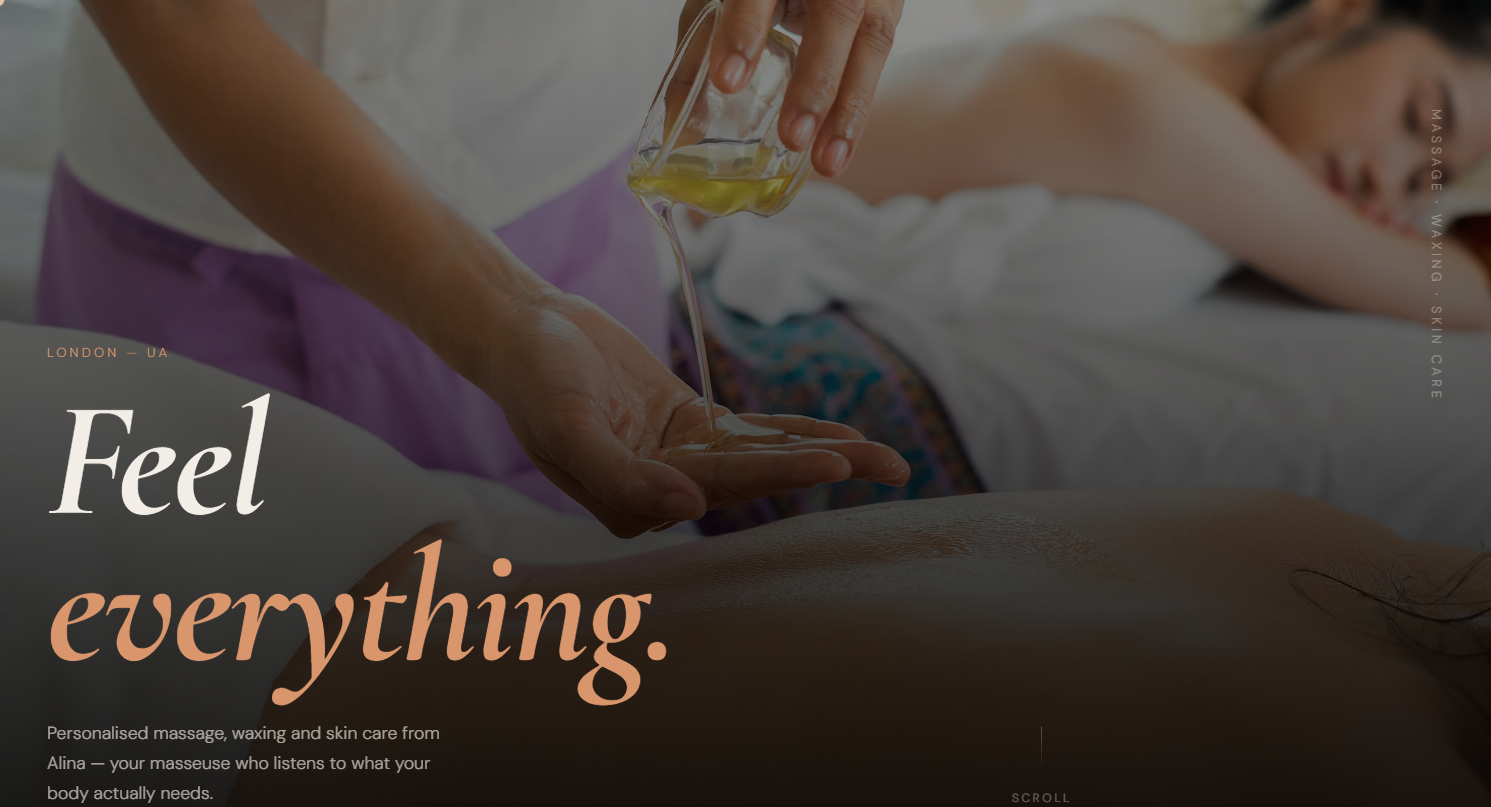 Massage & Beauty template preview