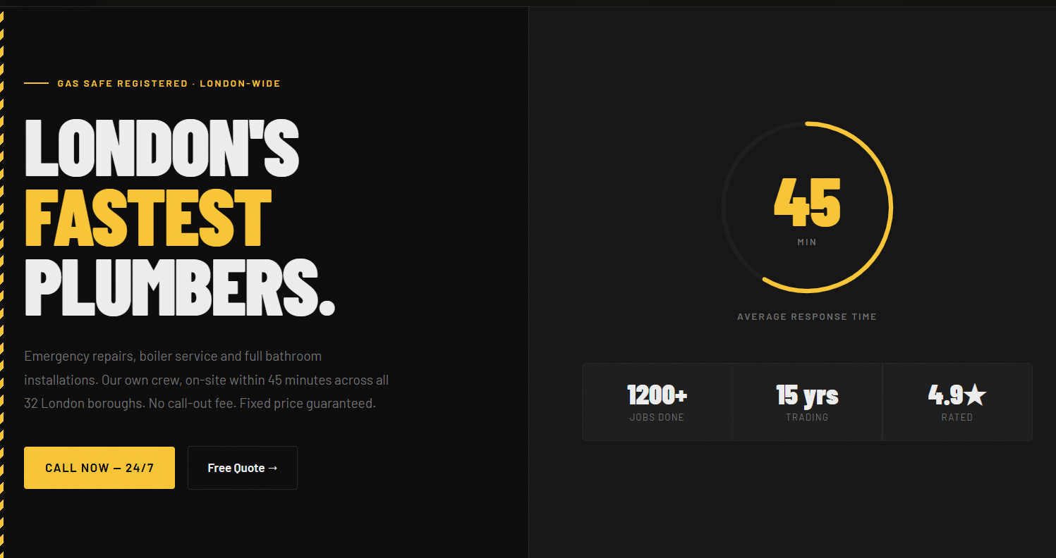 Plumber v2 template preview